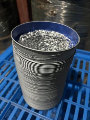 Гибкая машина для облицовки конца канала.